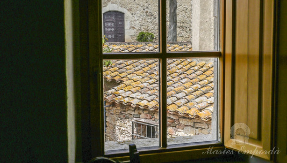 Vistas desde una habitación al pueblo