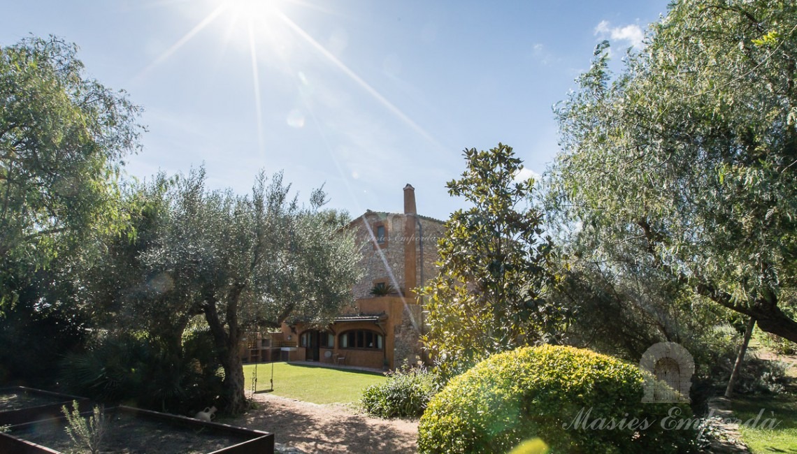 Views of the garden and the house