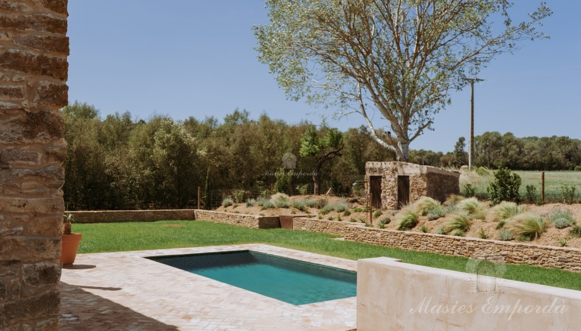 Garden and swimming pool