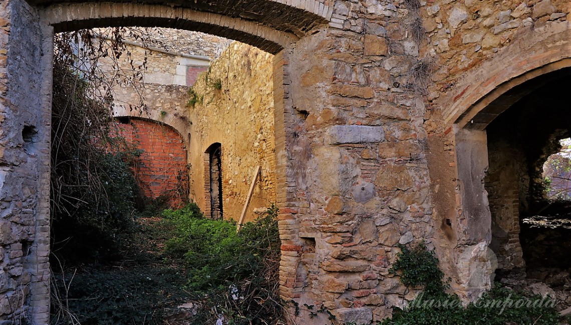 Detail of the inner courtyard of the farmhouse