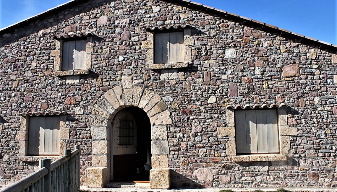 View of the facade of one of the houses