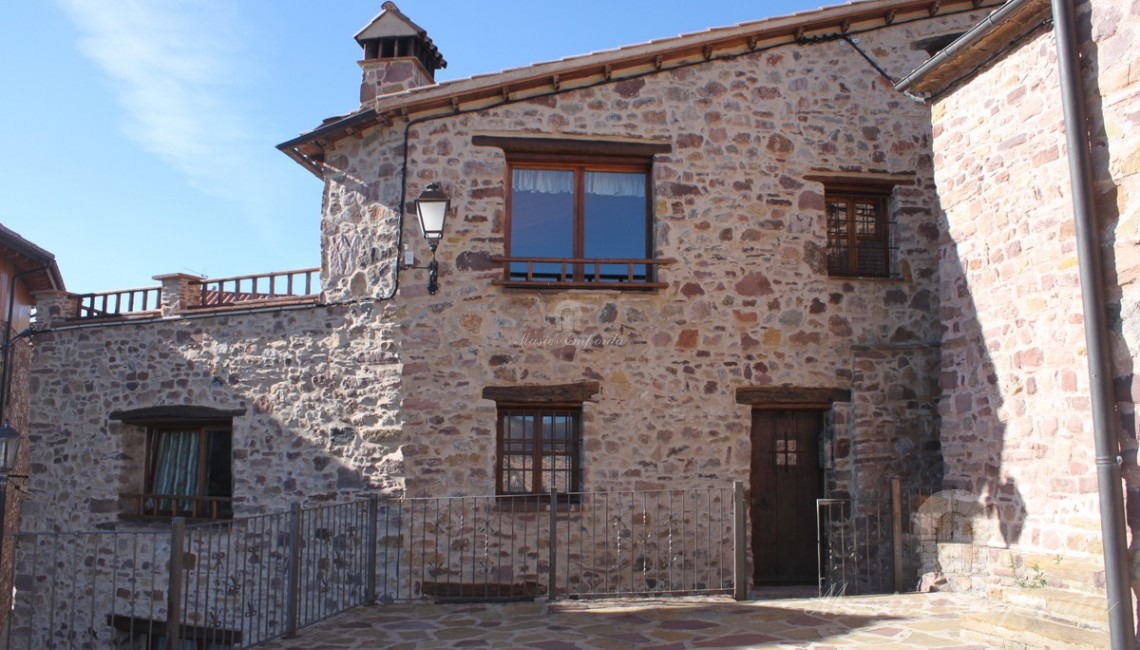 View of the facade of one of the houses