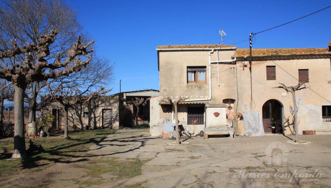 Vista de la fachada de la casa