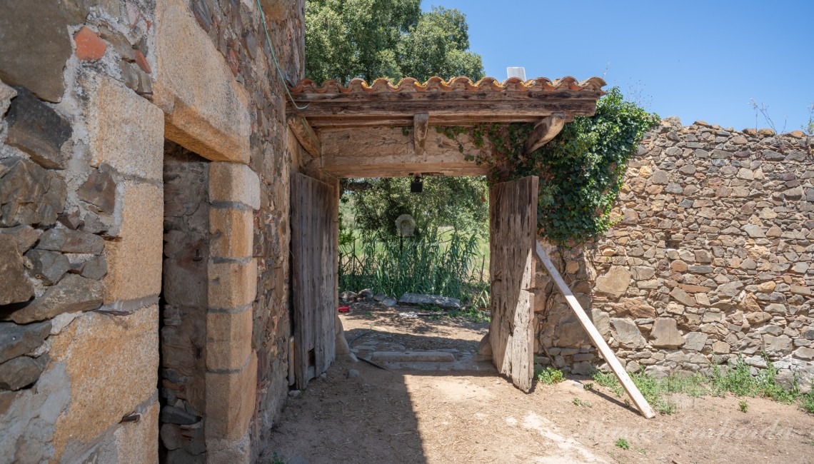 Inner courtyard of the farmhouse