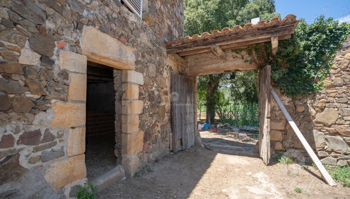 Inner courtyard of the farmhouse