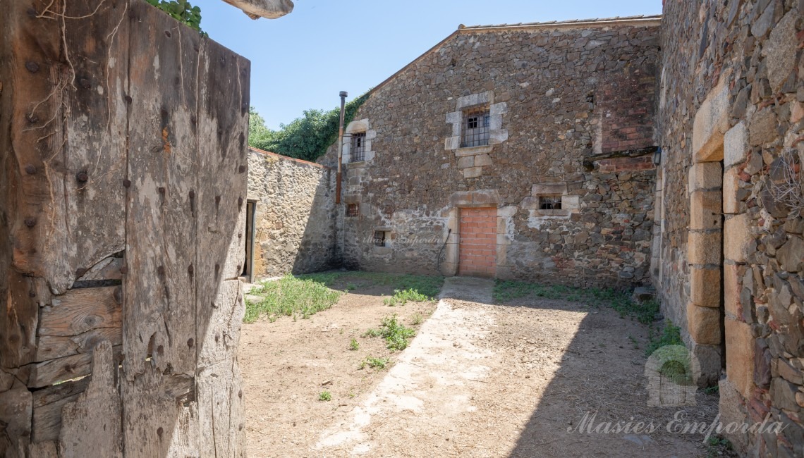 Inner courtyard of the farmhouse