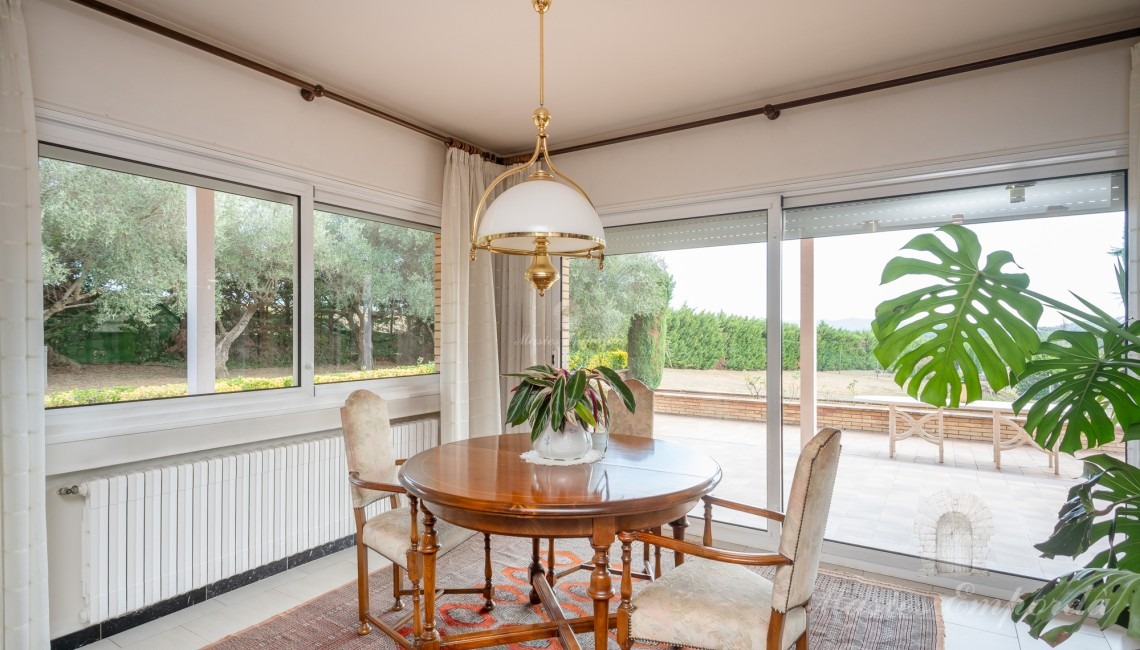 Dining room of the house