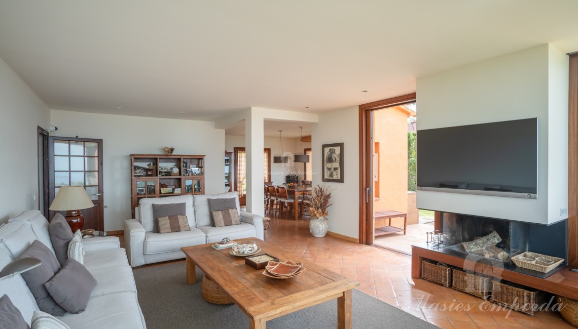 Ground floor flat living room