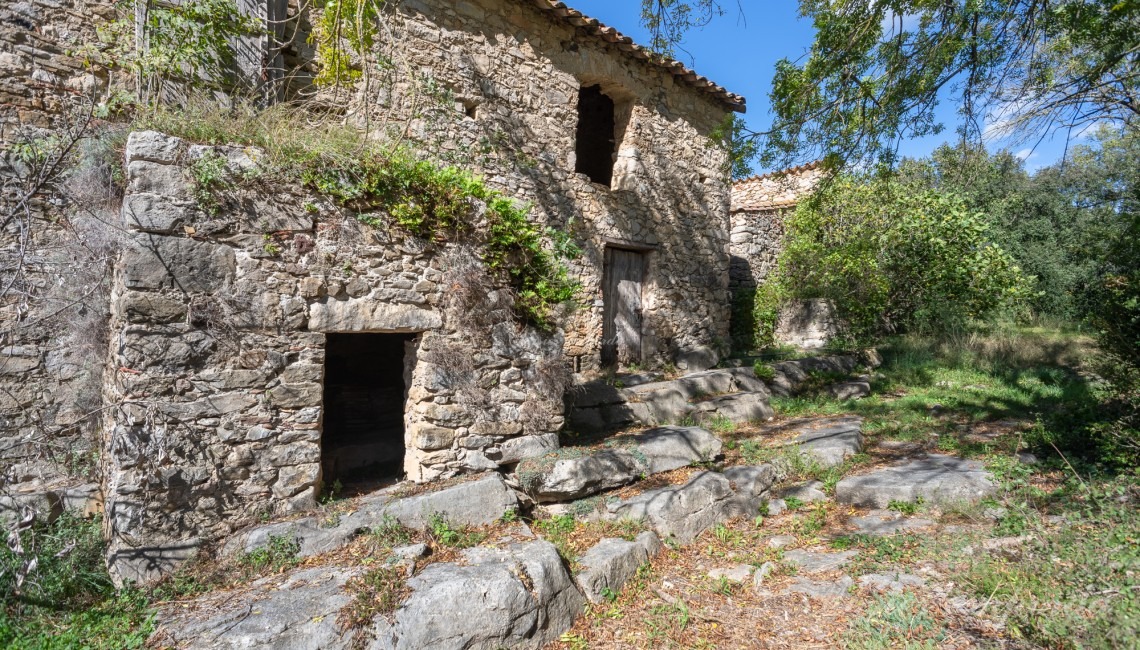 Outbuildings attached to the farmhouse