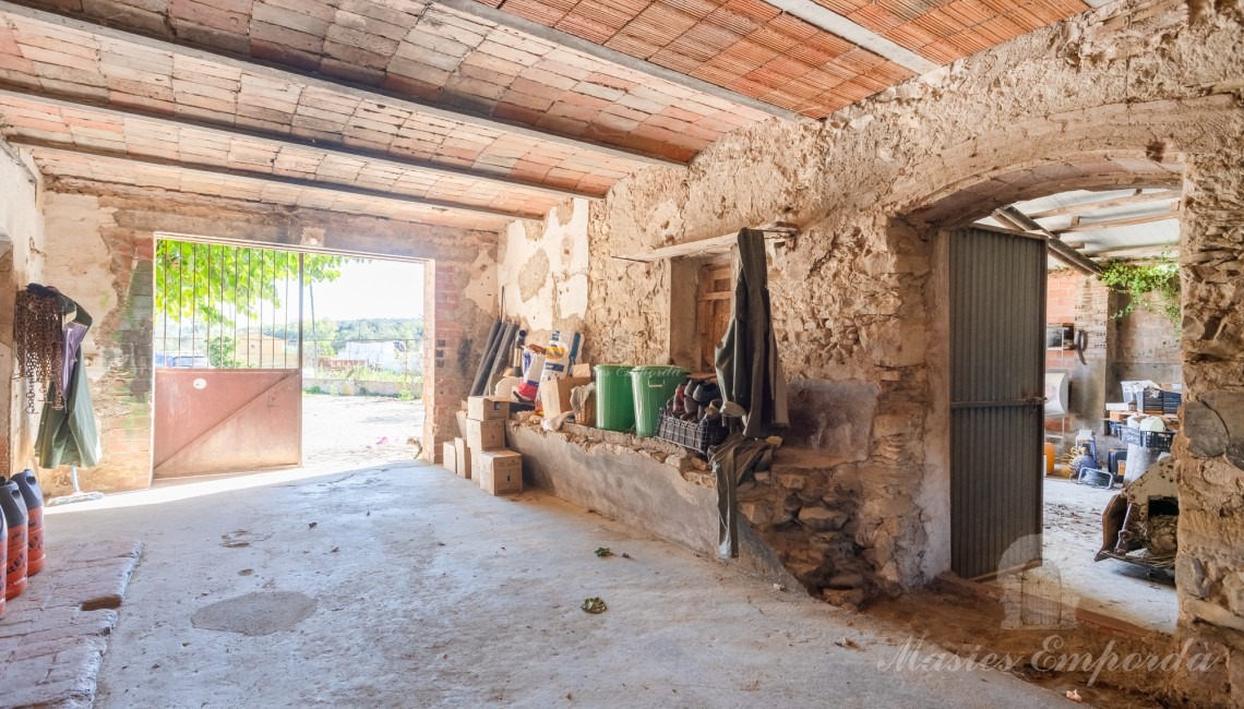 Entrance to the farmhouse and ground floor storerooms