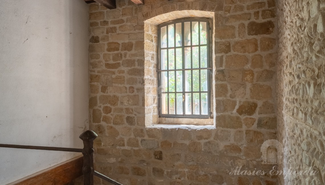 Staircase leading to the floors