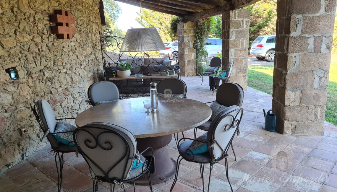 Porch of the farmhouse