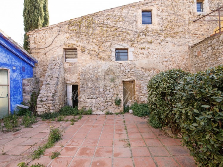 Inner courtyard of the farmhouse