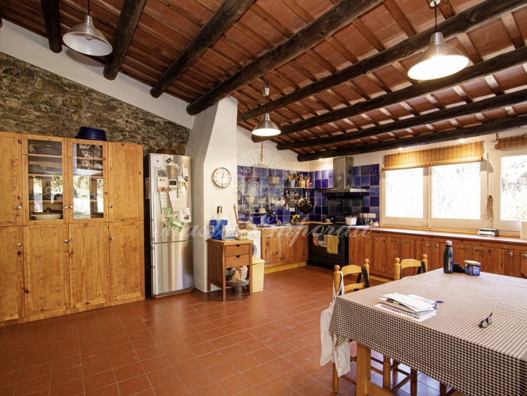 Kitchen-dining room of the farmhouse annexe 