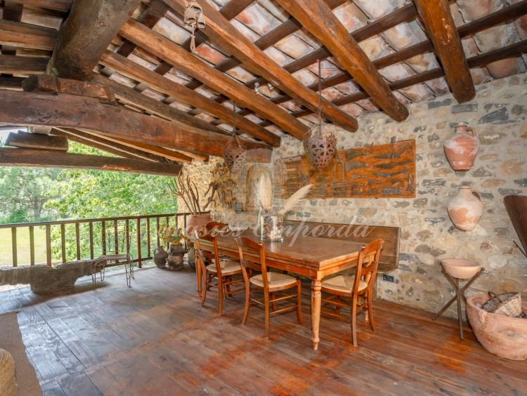 Porch and terrace on the first floor