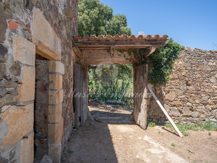 Inner courtyard of the farmhouse