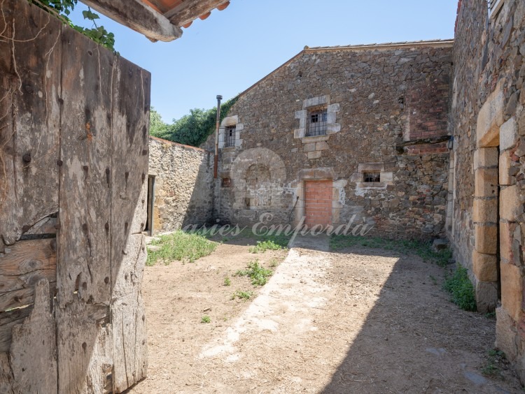 Inner courtyard of the farmhouse