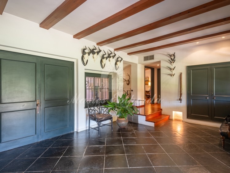 Entrance and hallway to the house 