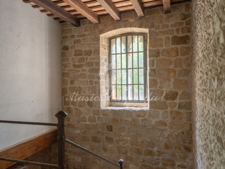 Staircase leading to the floors