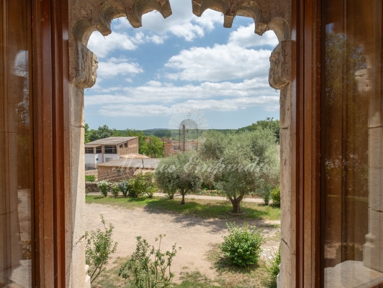 Window overlooking the valley