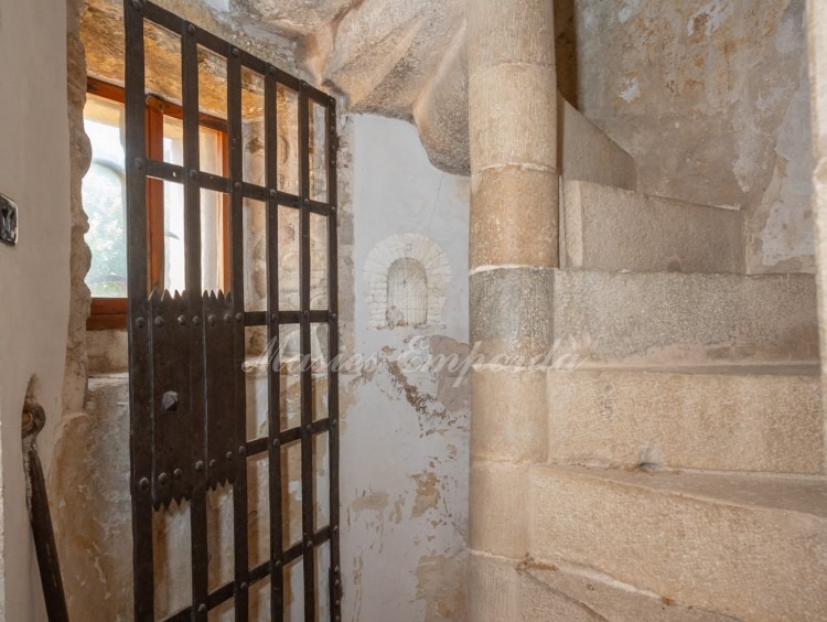 Staircase leading to the tower