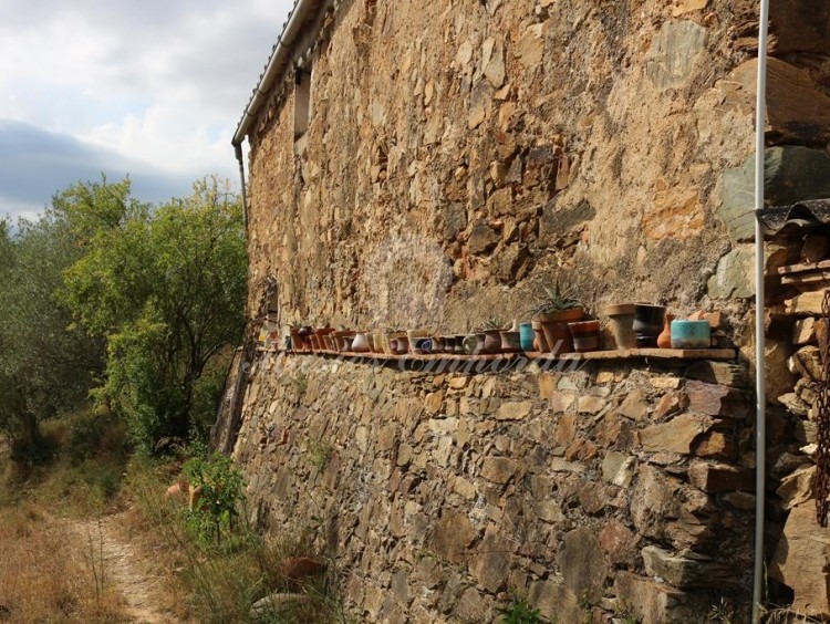 Side façade of the farmhouse