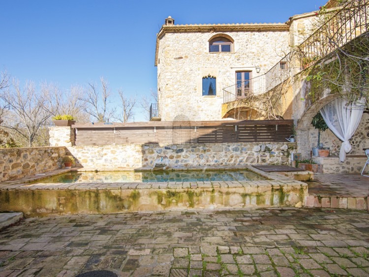 Views of the garden and pool 